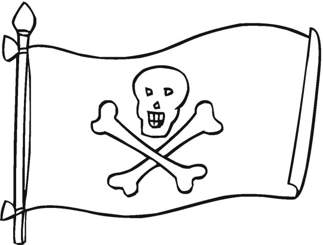 pirate%20flag Colouring Pages