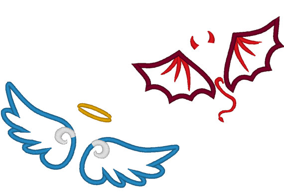 Angel Devil Symbol - ClipArt Best