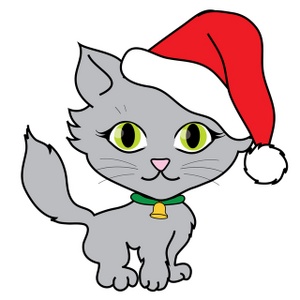 Kitten Clip Art Black And White - Free Clipart Images