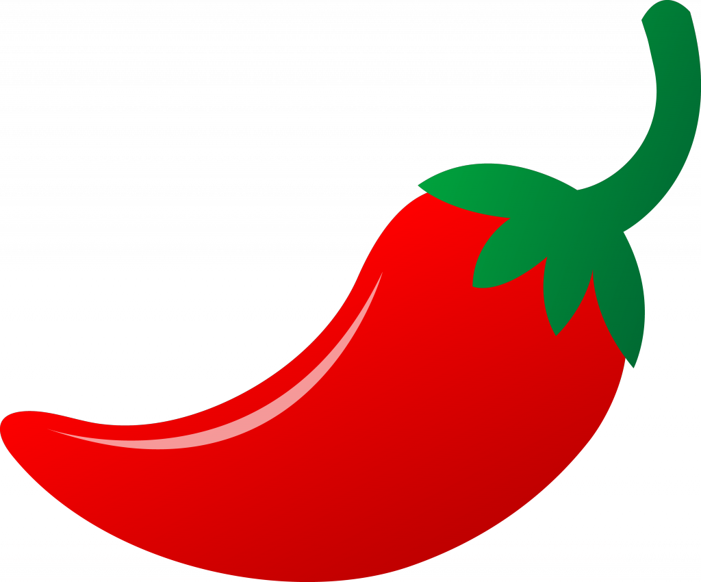 Red chili with green tail clip art free vector in open office ...