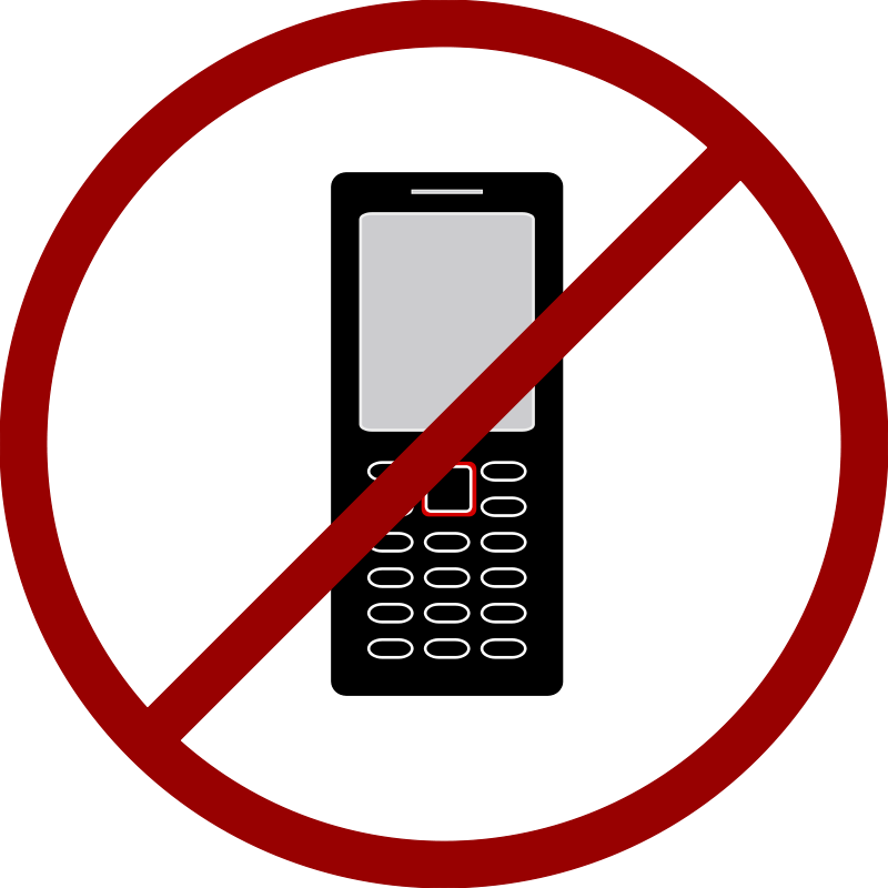 Notice No Mobile Phone Clipart - The Cliparts