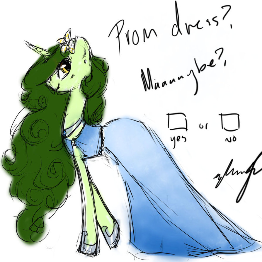 Matcha Prom Dress Sketch by Arans-Thief on DeviantArt