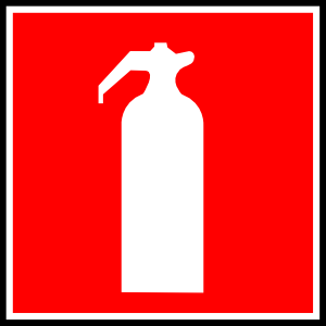 Fire extinguisher icon clipart