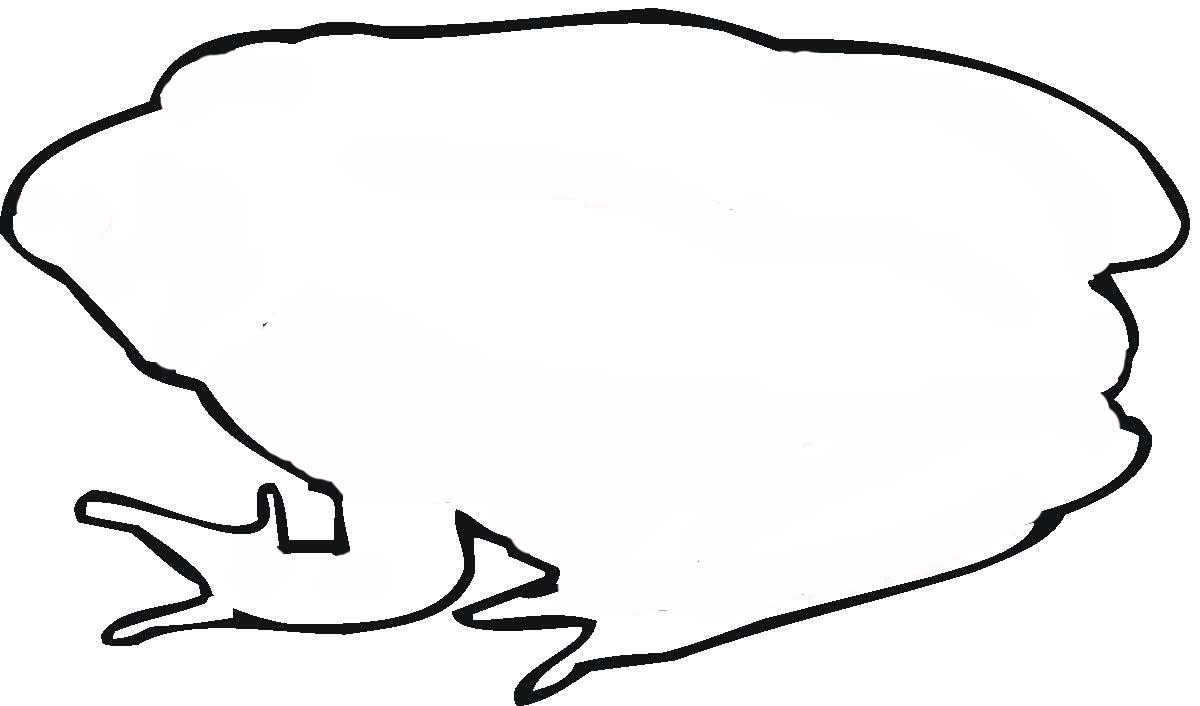 Frog Outline - ClipArt Best