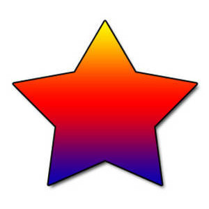 Free Web Graphic Clipart Picture of a Rainbow Star - Polyvore - ClipArt