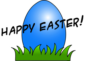 Easter Egg Clipart Image - Happy Easter Graphic with Easter Egg