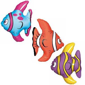 UNDER THE SEA THEME" Pack of 3 - Inflatable Mini Fish - Set That ...