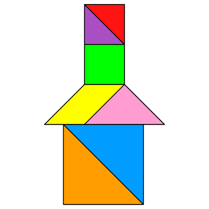 Tangram House - ClipArt Best