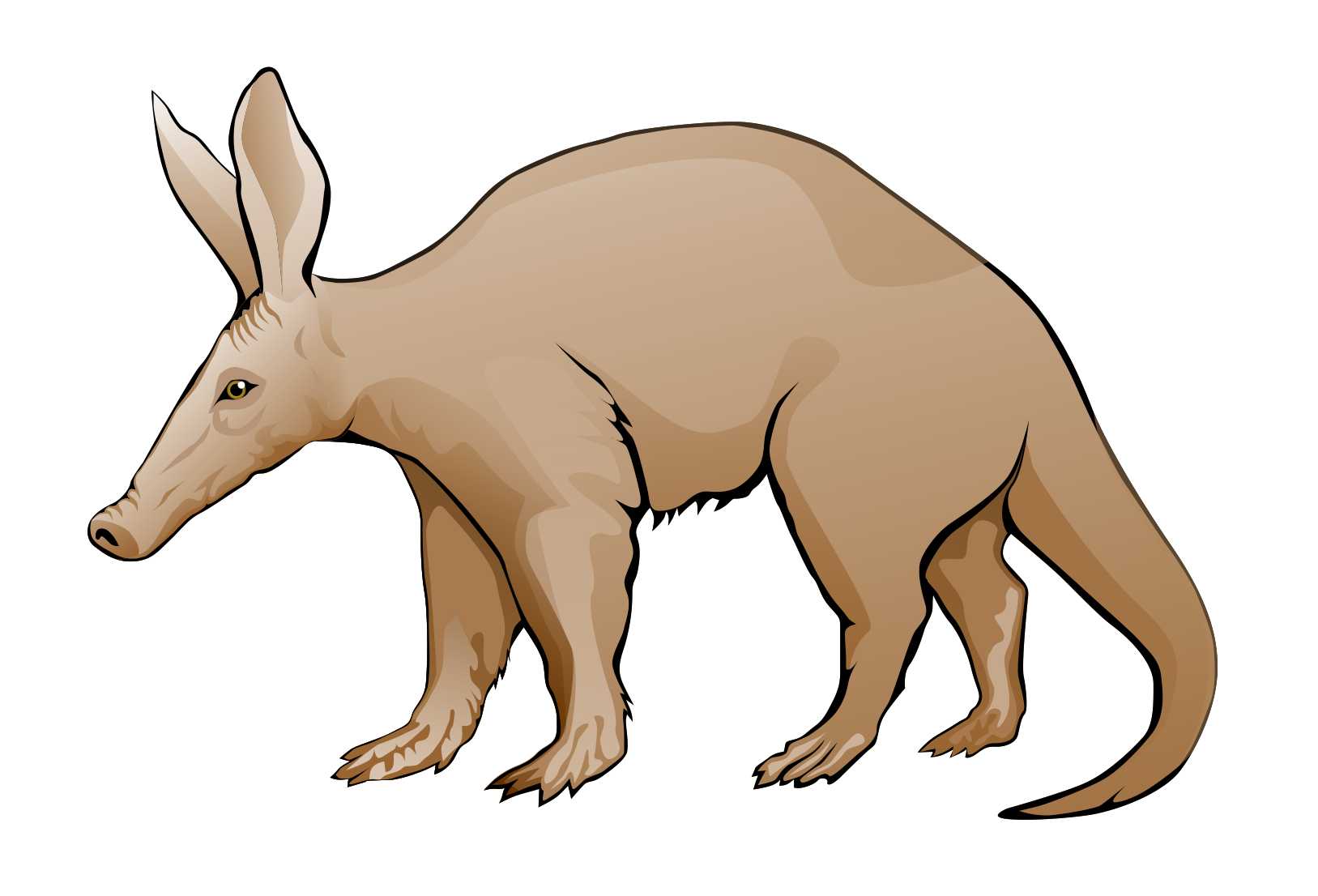 Image of Aardvark Clipart #2476, Anteater Clipart Free Clip Art ...