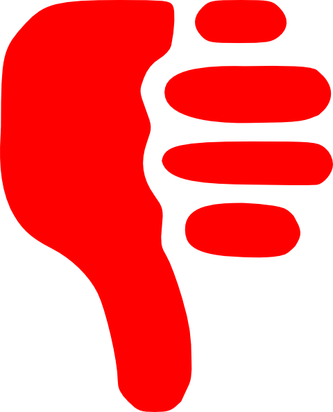 Clipart Of Thumbs Down