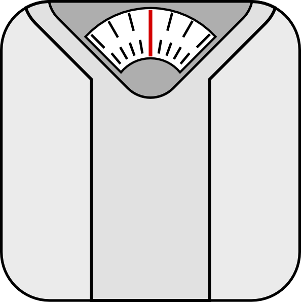 Weight scale clip art