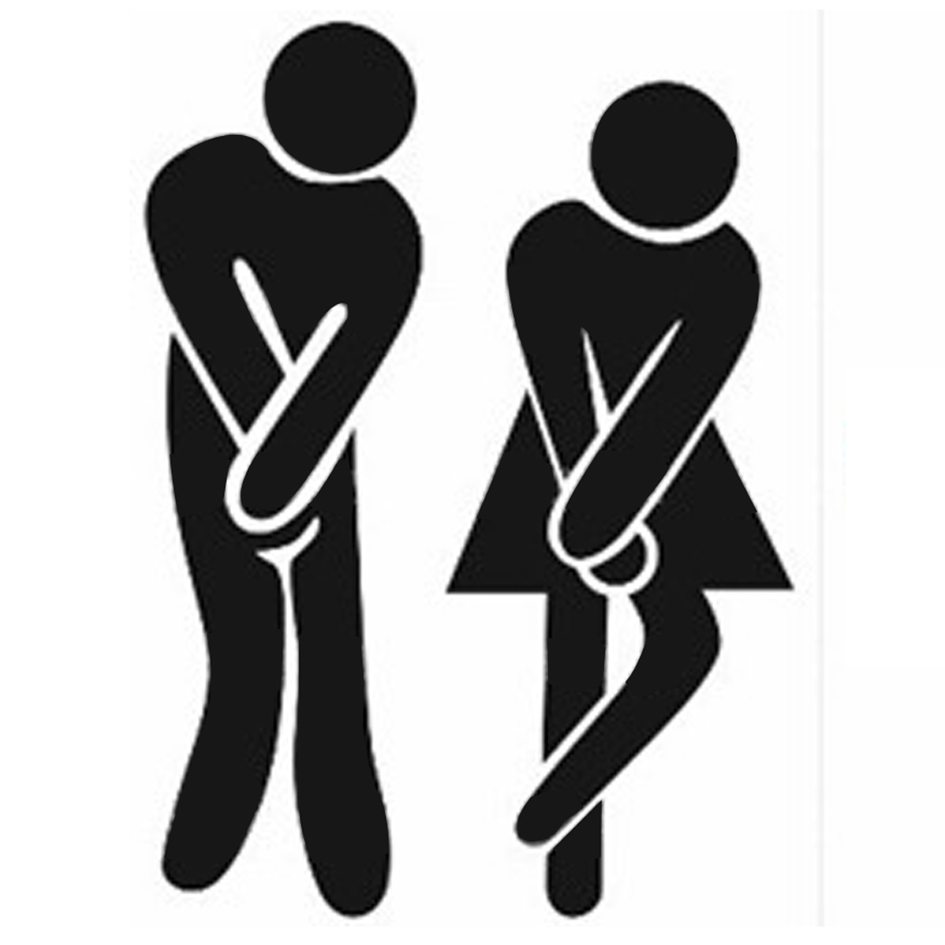 Female&amp;Male Toilet Seat Removable Decor Toilet Signs Wall ...