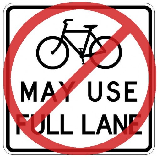Cyclelicious Â» Bikes May Use Full Lane, but not in New York State