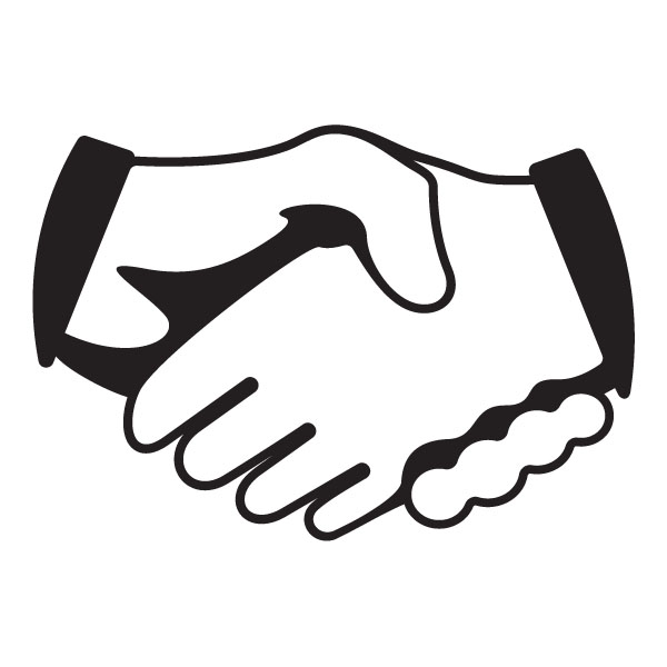 Handshake shaking hands clip art at vector 2 image - FamClipart