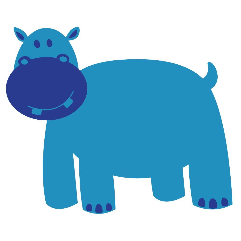 toy colorful animal hippo coloring book colouring SVG colouringbook.