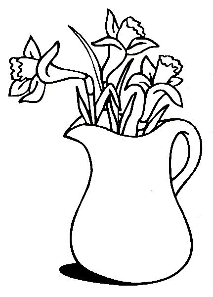 Free printable flower coloring pages 3 : Fullcoloringpages.