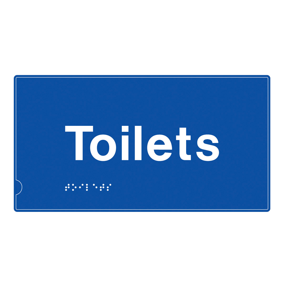 Braille and Tactile Toilets Safety Signs - Braille & Tactile Sign ...