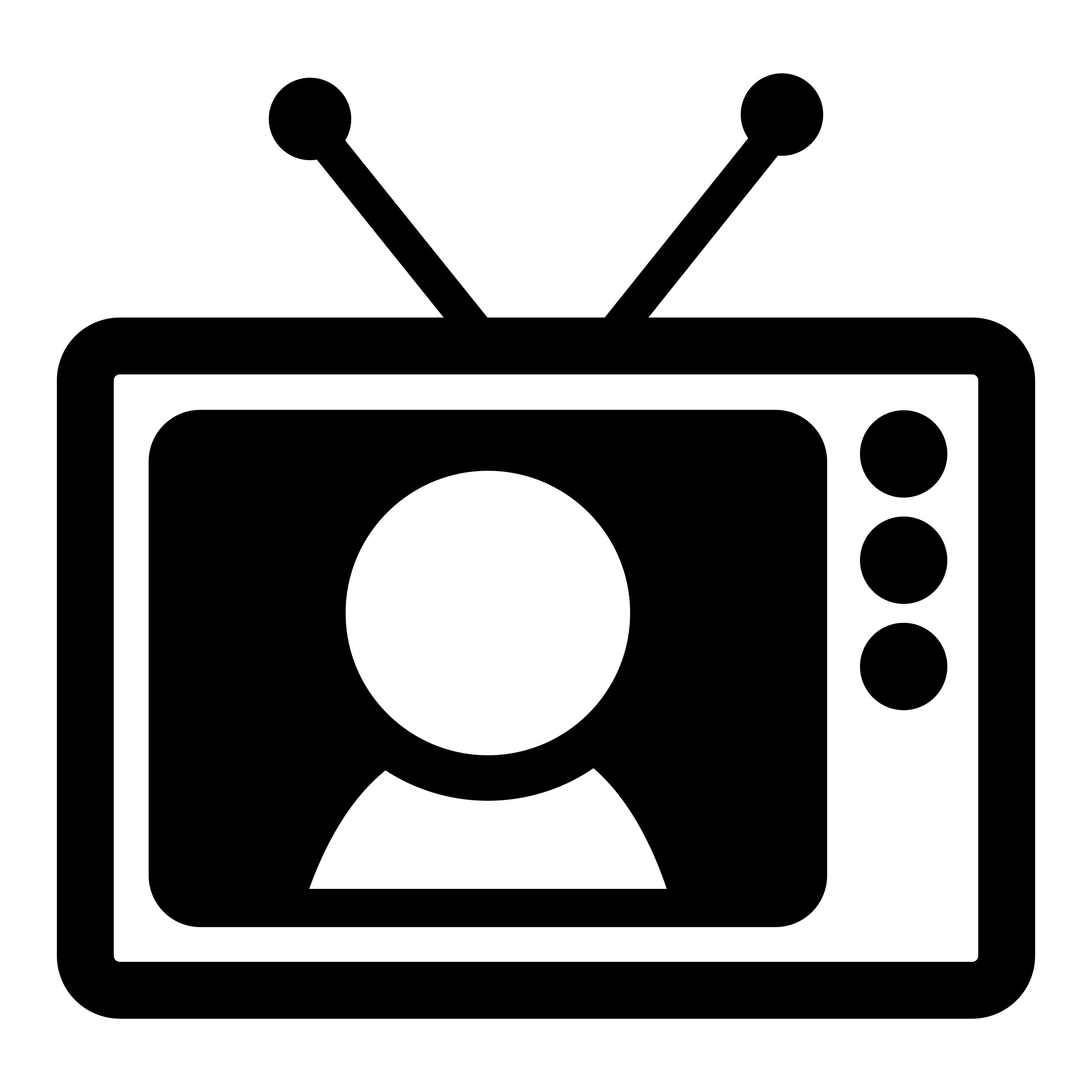 Clipart - mono tv