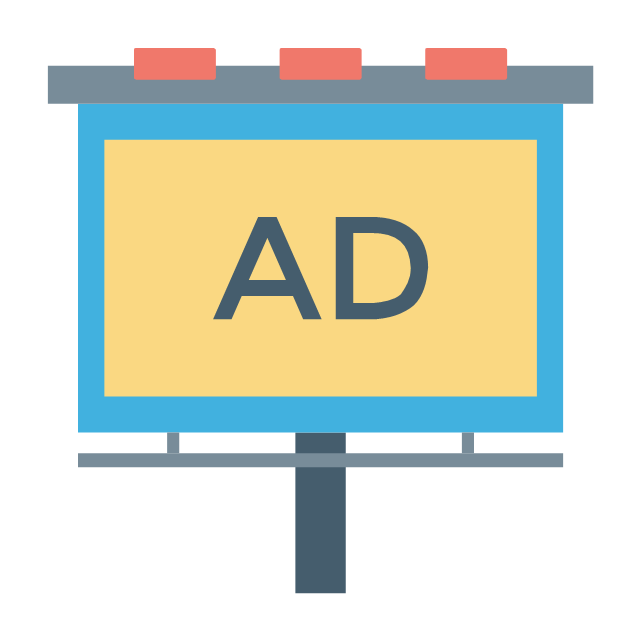 Advertising - Vector stencils library | Advertising - Vector ...