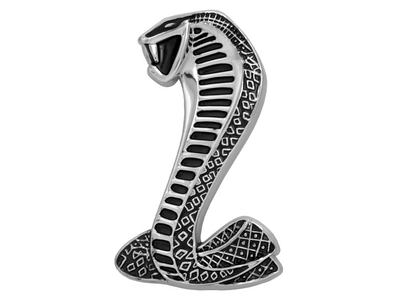 Cobra Snake Emblem Badge, Falcon Mustang Shelby AC XC Cobra GT350 ...