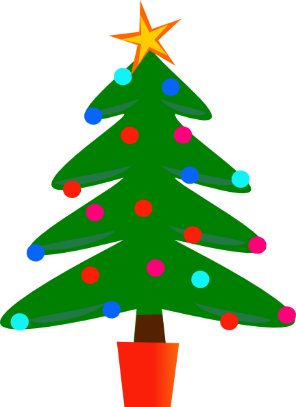 Free Christmas Tree Clip Art Borders - Free ...
