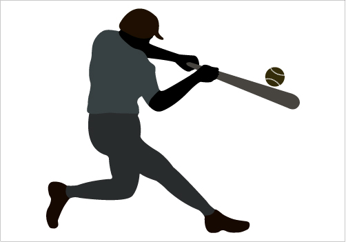 Baseball Player Silhouette Vector >> Silhouette Graphics