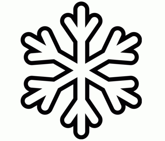 cartoon snowflake erik single snowflake clip art at clker vector ...