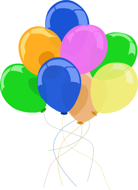 Party balloons clipart - ClipartFox