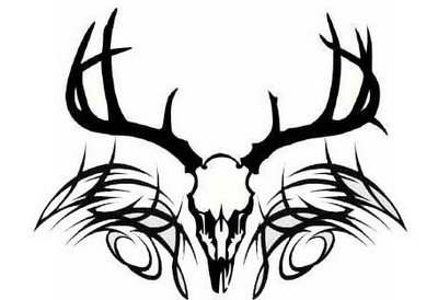 Tribal Deer Head Drawing - ClipArt Best