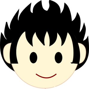 Boy faces clipart