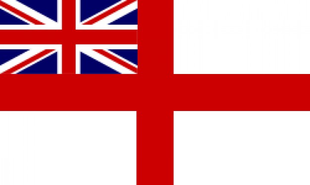 Historic Flag of the English Royal Navy Vector | Free Download