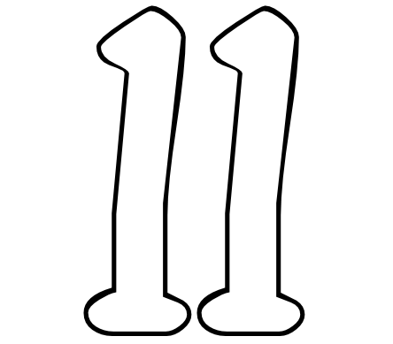 Number 11 Clipart