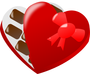 Free Valentine Candy Clipart, 1 page of Public Domain Clip Art