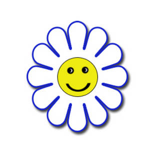 Animated Happy Flower Clipart