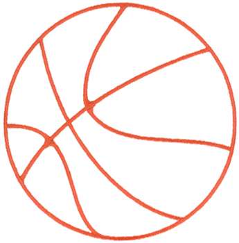 Basketball Outline | Free Download Clip Art | Free Clip Art | on ...