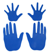 polyenterprises - Educational Items - Poly Large Hands (cut out shape)