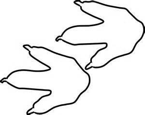 Dinosaur Footprint Coloring Page | Coloring Pages
