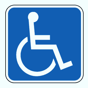 Accessible Handicap Parking and Accessible Route signs, 3M ...