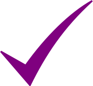 Check mark purple clip art at vector clip art - dbclipart.com