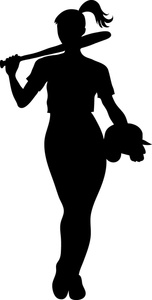 Baseball Player Clipart Black And White - Free ...