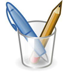 Pen and pencil clipart