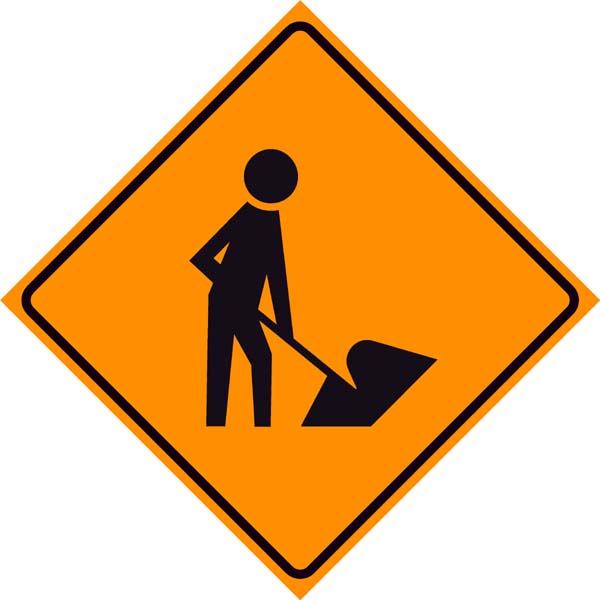 Clipart road signs being a man - ClipartFox