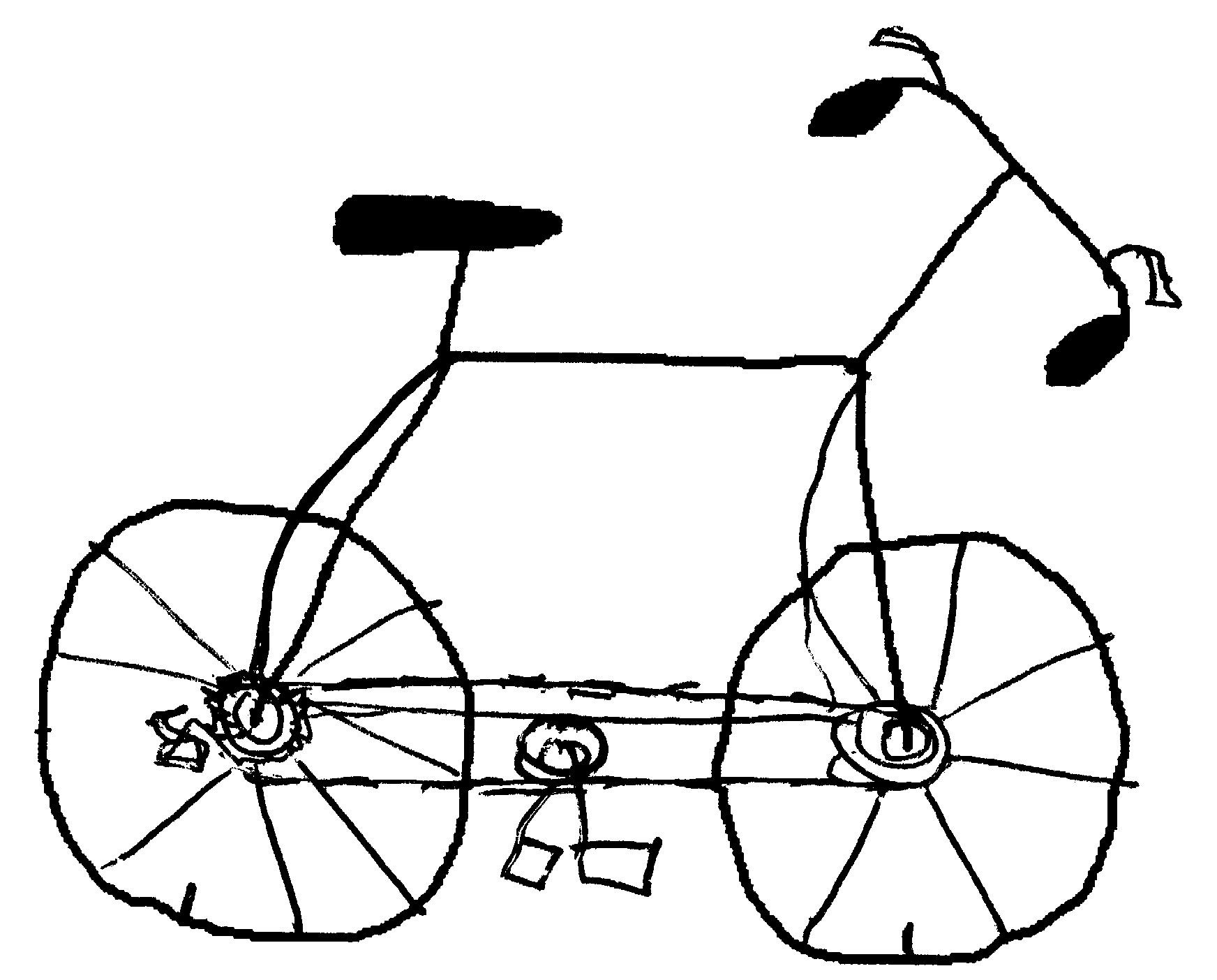 How To Draw A Bike For Kids