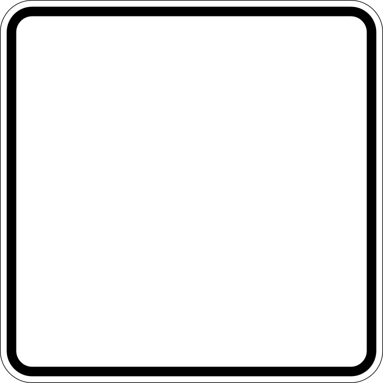 Blank Street Sign Template