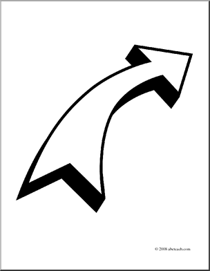 Curved Arrows Clipart