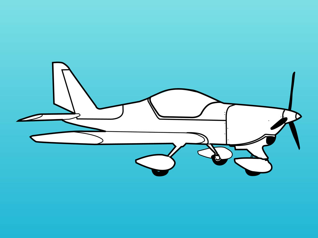 Retro Airplane Graphics Vector Art & Graphics | freevector.com