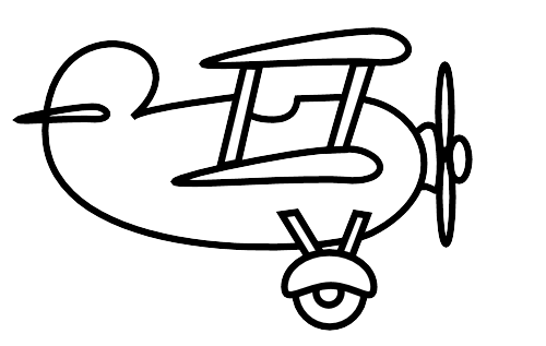Image of Biplane Clipart #4595, Airplane Clip Art - Clipartoons