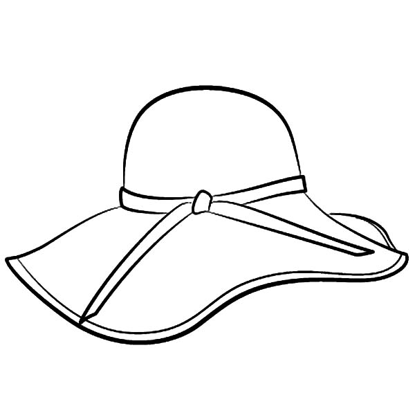 Floppy Hat Coloring Pages | Coloring Sun