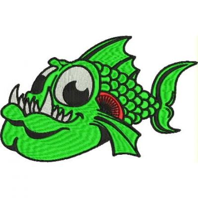 Puttock International Embroidery Designs Sea Monster Fish ...