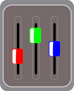 Sound Mixer Equalizer - vector Clip Art